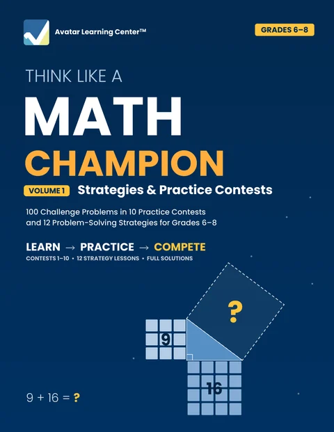 Think Like a Math Champion, Grades 6–8, Volume 1