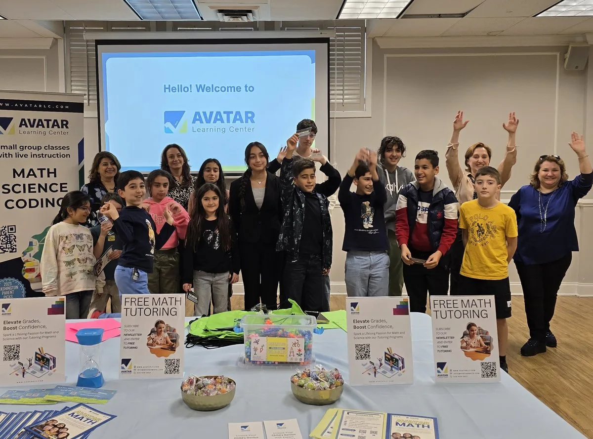 Avatar teachers and students together at an Avatar Learning Center event
